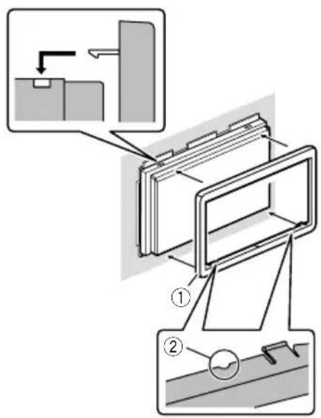 PIONEER AVICF88DAB - 4Coloqueelanilloembellecedor. - 1