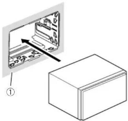 PIONEER AVICF80DAB - EinbaumitderHalterung - 2