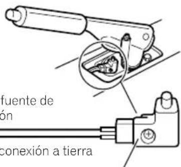 fuente de ón conexión a tierra