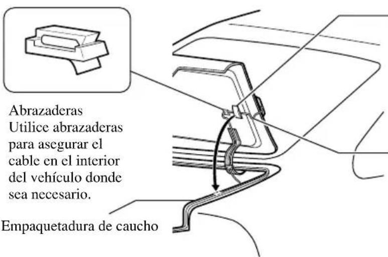 PIONEER AVIC505 - Cuando pase el cable al interior desde el maletero - 1