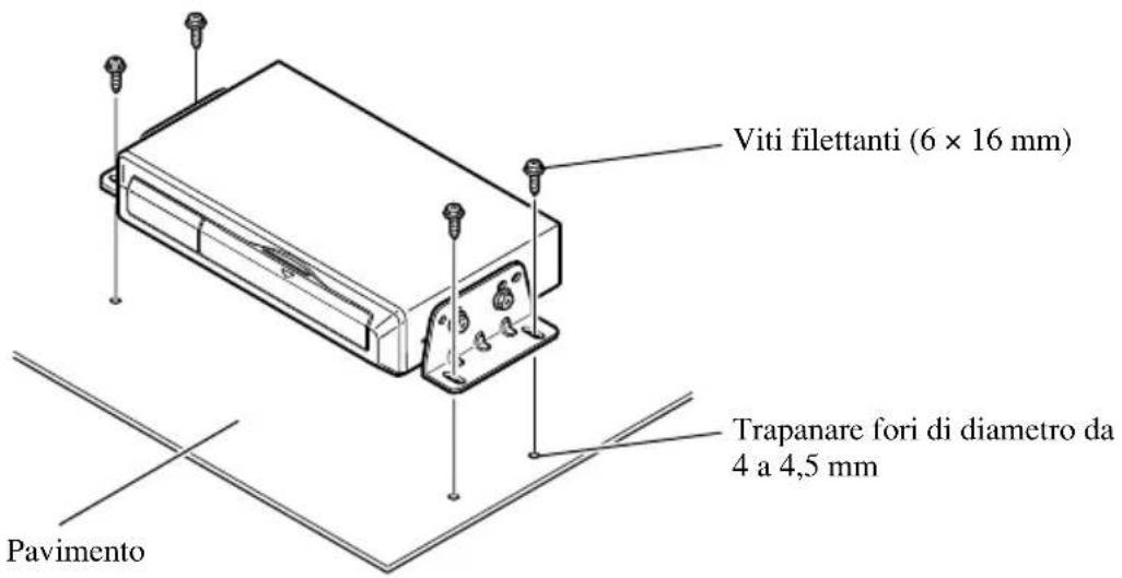 Viti filettanti (6 x 16 mm) Trapanare fori di diametro da 4 a 4,5 mm Pavimento