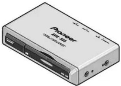 PIONEER AVIC505 - Hoofdapparaat en bijgeleverd montagemateriaal - 1