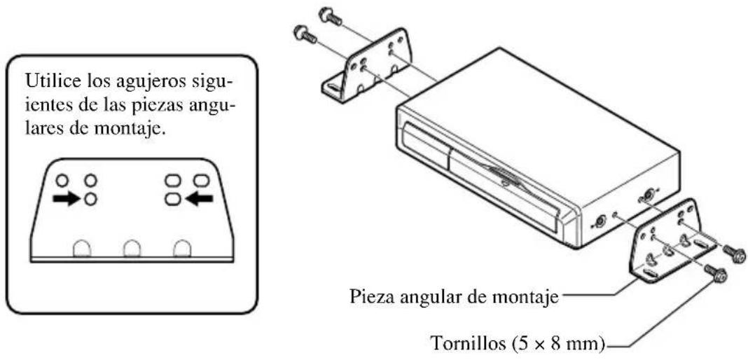 PIONEER AVIC505 - Cuando instale la unidad principal en el maletero, en el suelo debajo de un asiento, etc., utilizando tornillos autorroscantes - 1
