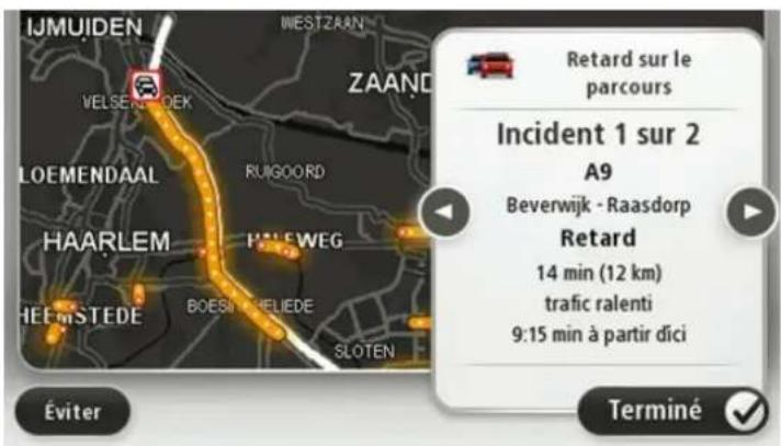 TOMTOM Via 260 - Pour en savoir plus sur un incident - 2