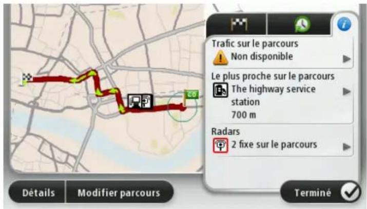 TOMTOM Via 225 - Récapitulatif du parcours - 1
