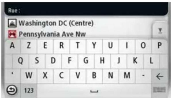 TOMTOM Sony XNV Navigation Module - Planifier un parcours4. - 3