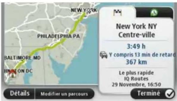 TOMTOM Sony XNV Navigation Module - Planifier un parcours4. - 7