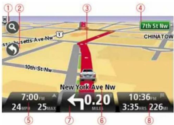 TOMTOM Sony XNV Navigation Module - Le mode conduite - 1