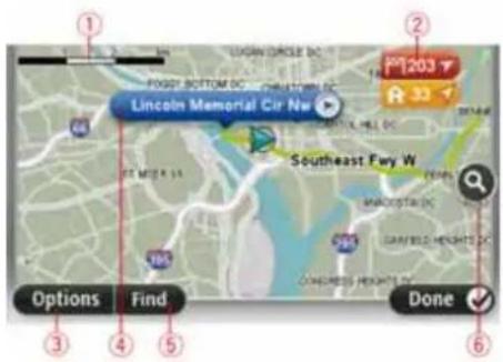 TOMTOM Sony XNV Navigation Module - Afficher la carte - 1