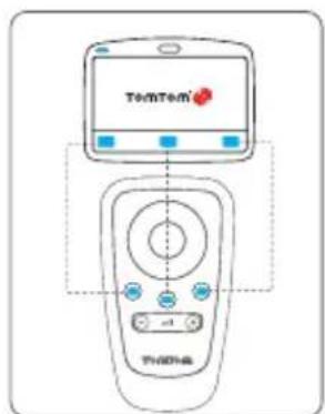 TOMTOM Remote Control GO - Boutons de fonction : - 1