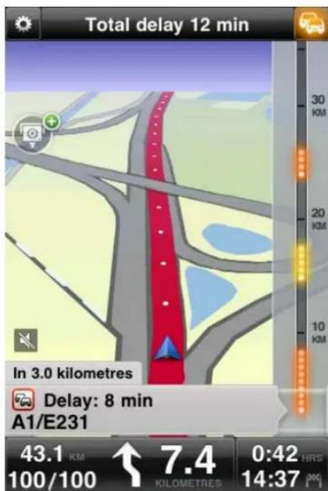 TOMTOM Navigation app for iPhone & iPad - Supprimer un favori - 1