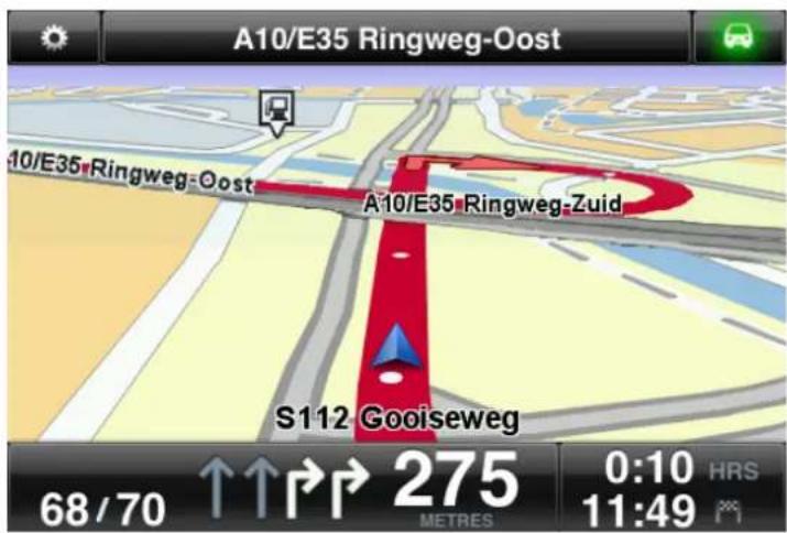 TOMTOM Navigation app for iPhone & iPad - À propos du guidage avancé sur changement de voie - 2