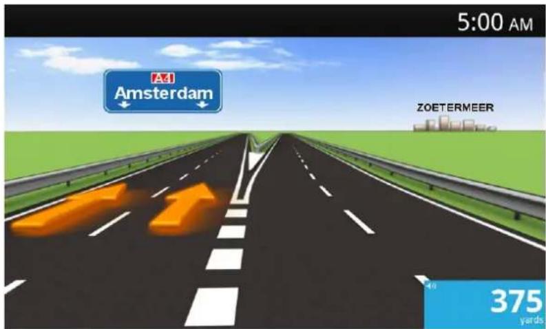 TOMTOM Nav Compatible with Sony XAVXNVKIT - Guidage avancé sur changement de voie - 1