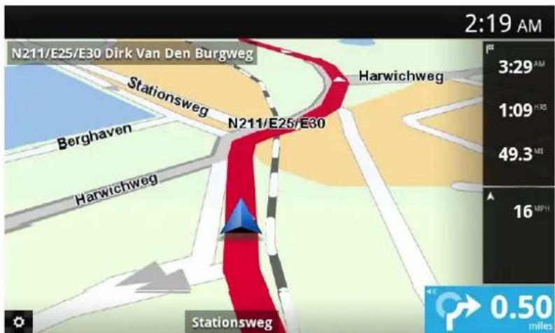 TOMTOM Nav Compatible with Sony XAVXNVKIT - Guidage avancé sur changement de voie - 2