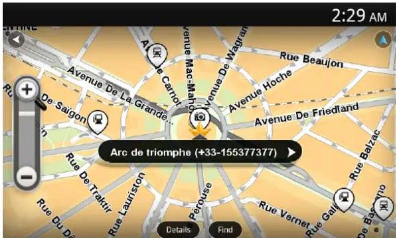 TOMTOM Nav Compatible with Sony XAVXNVKIT - Afficher une carte - 1