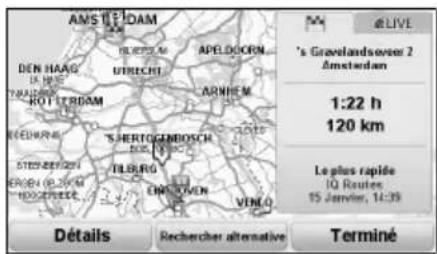 TOMTOM Mazda NVASD8110 Live - ■ Récapitulatif de l'itinéraire - 1