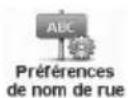 TOMTOM Mazda NVASD8110 Live - ■ Préférences des noms de rues - 1