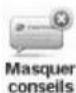 TOMTOM Mazda NVASD8110 Live - ■ Masquer les conseils/Afficher les conseils - 1