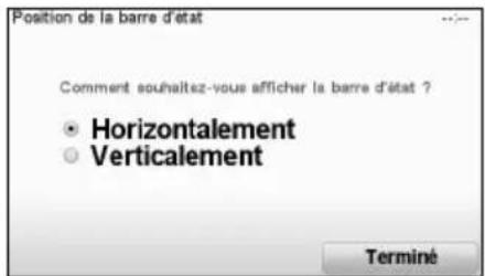 TOMTOM Mazda NVASD8110 Live - ■ Préférences de la barre d'état - 2