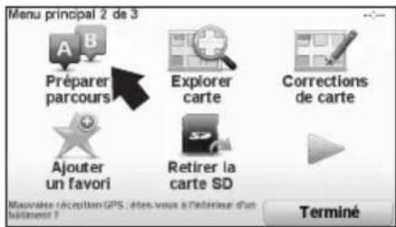 TOMTOM Mazda NVASD8110 Live - ■ Planification d'un itinéraire à l'avance - 1