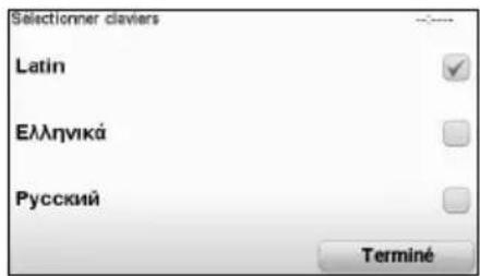 TOMTOM Mazda NVASD8110 Live - ■ Préférences du clavier - 2