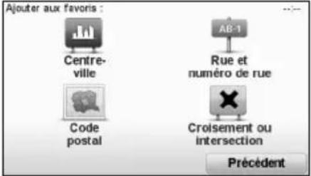 TOMTOM Mazda NVASD8110 Live - ■ Comment puis-je créer un favori ? - 7