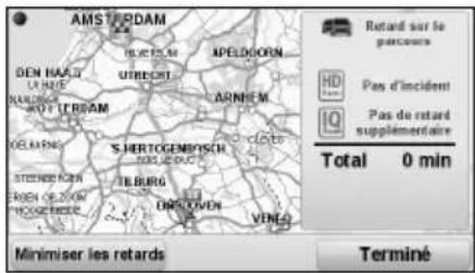 TOMTOM Mazda NVASD8110 Live - ■ Affichage du trafic sur l'itinéraire - 1
