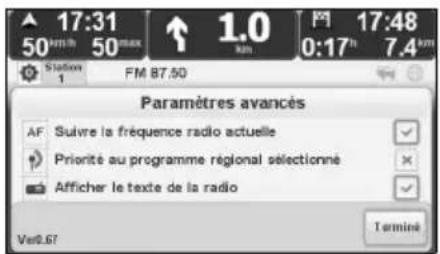 TOMTOM Mazda NVASD8110 Live - Réglages des fonctions TA/Nouvelles et informations - 3