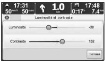 TOMTOM Mazda NVASD8110 Live - ■ Réglage de l'image de la caméra - 2