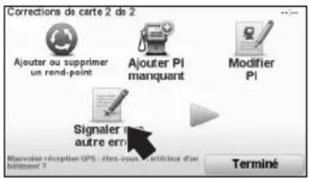 TOMTOM Mazda NVASD8110 Live - Signaler une autre erreur - 1