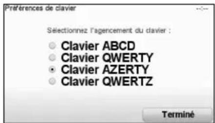 TOMTOM Mazda NVASD8110 Live - ■ Préférences du clavier - 4