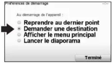 TOMTOM Mazda NVASD8110 Live - ■ Affichage de ma liste de destinations fréquentes à chaque fois que mon système de navigation démarre - 1