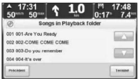 TOMTOM Mazda NVASD8110 Live - ■ Bibliothèque (CD MP3 uniquement) - 2