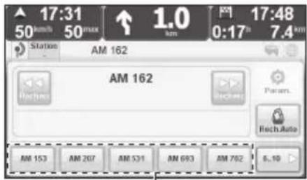 TOMTOM Mazda NVASD8110 Live - Sélection de canal predefine - 1