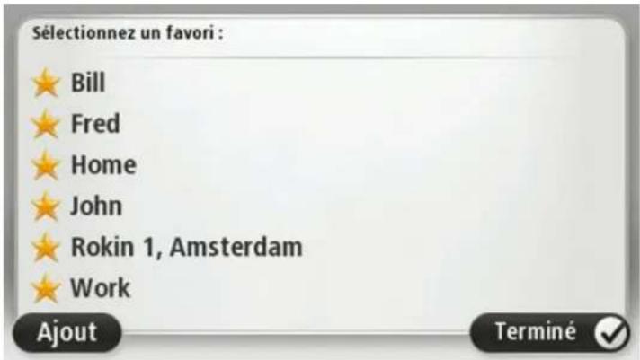 TOMTOM Mazda NB1 Live - Favoris - 2
