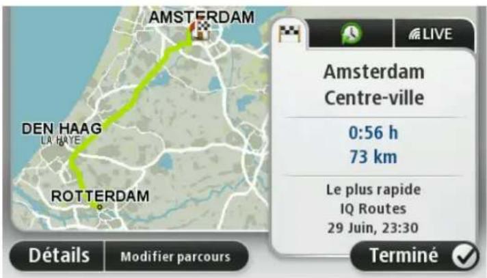 TOMTOM Mazda NB1 Live - Récapitulatif du parcours - 1