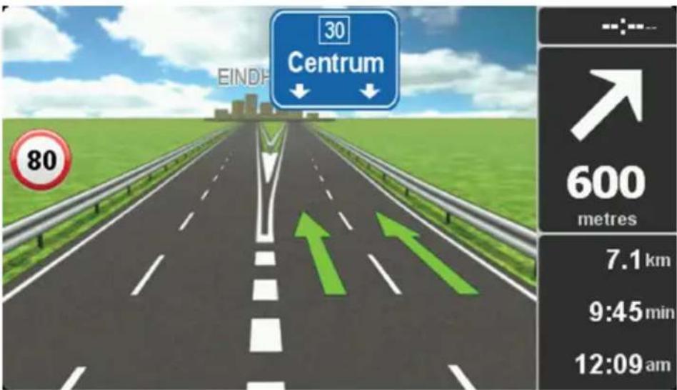 TOMTOM Lexus CTMoveOn - Utiliser le guidage sur changement de voie - 1
