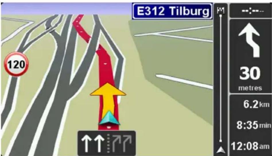 TOMTOM Lexus CTMoveOn - Utiliser le guidage sur changement de voie - 2