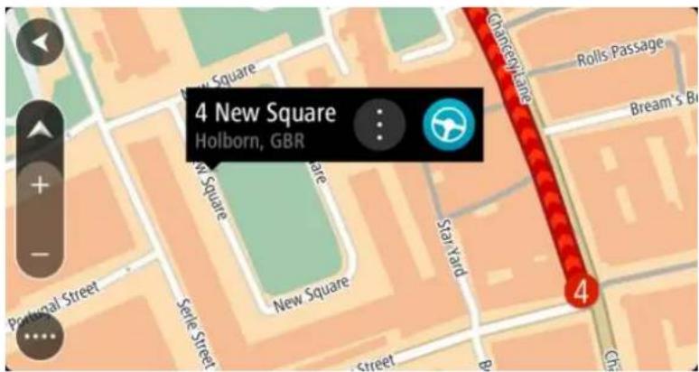 TOMTOM GO Mobile app Android - Ajouter un emplacement à Mes destinations à partir de la carte - 1