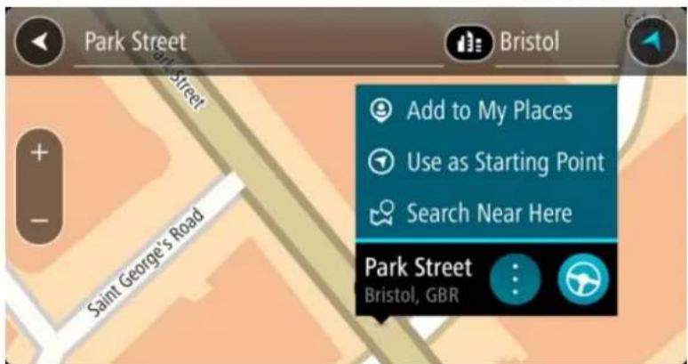 TOMTOM GO Mobile app Android - Utiliser les résultats de la recherche - 4
