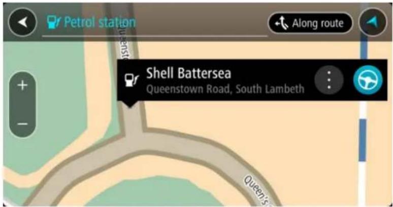TOMTOM GO Mobile app Android - Trouver une station service - 7