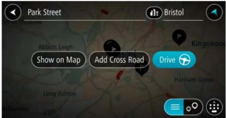 TOMTOM GO Mobile app Android - Utiliser les résultats de la recherche - 3