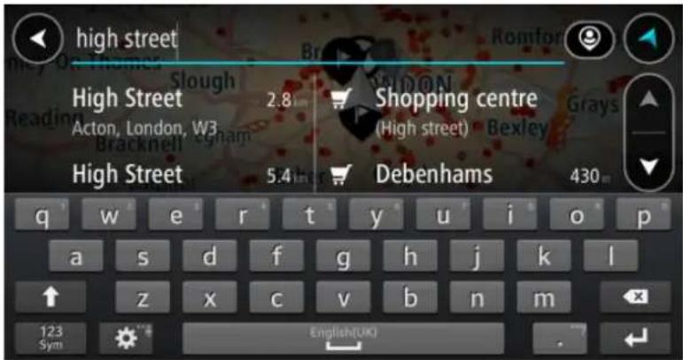 TOMTOM GO Mobile app Android - Planifier un parcours - 3