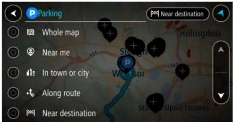 TOMTOM GO Mobile app Android - Trouver un parking - 6