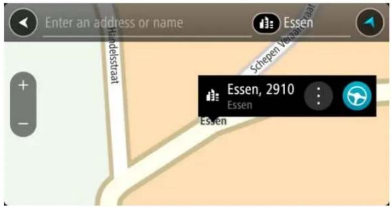 TOMTOM GO Mobile app Android - Planifier un parcours - 12