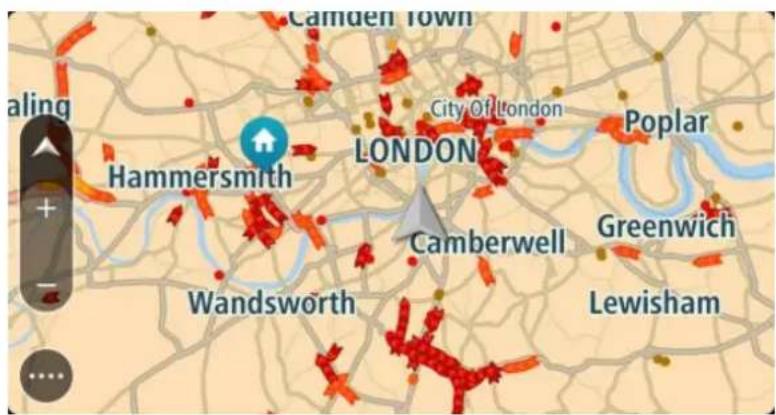 TOMTOM GO Mobile app Android - Planifier un parcours à l'aide de la carte - 1