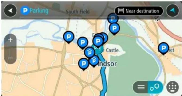 TOMTOM GO Mobile app Android - Trouver un parking - 3