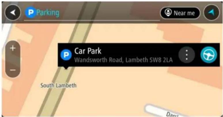 TOMTOM GO Mobile app Android - Trouver un parking - 7