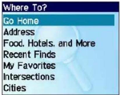 GARMIN StreetPilot i2 - Setting a Home Location - 2