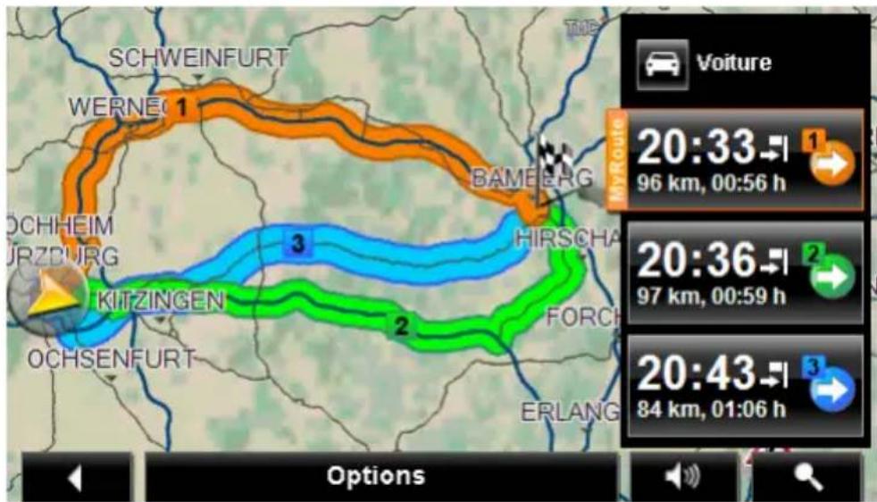NAVIGON 70 Plus Live - Barre de boutons statique - 1